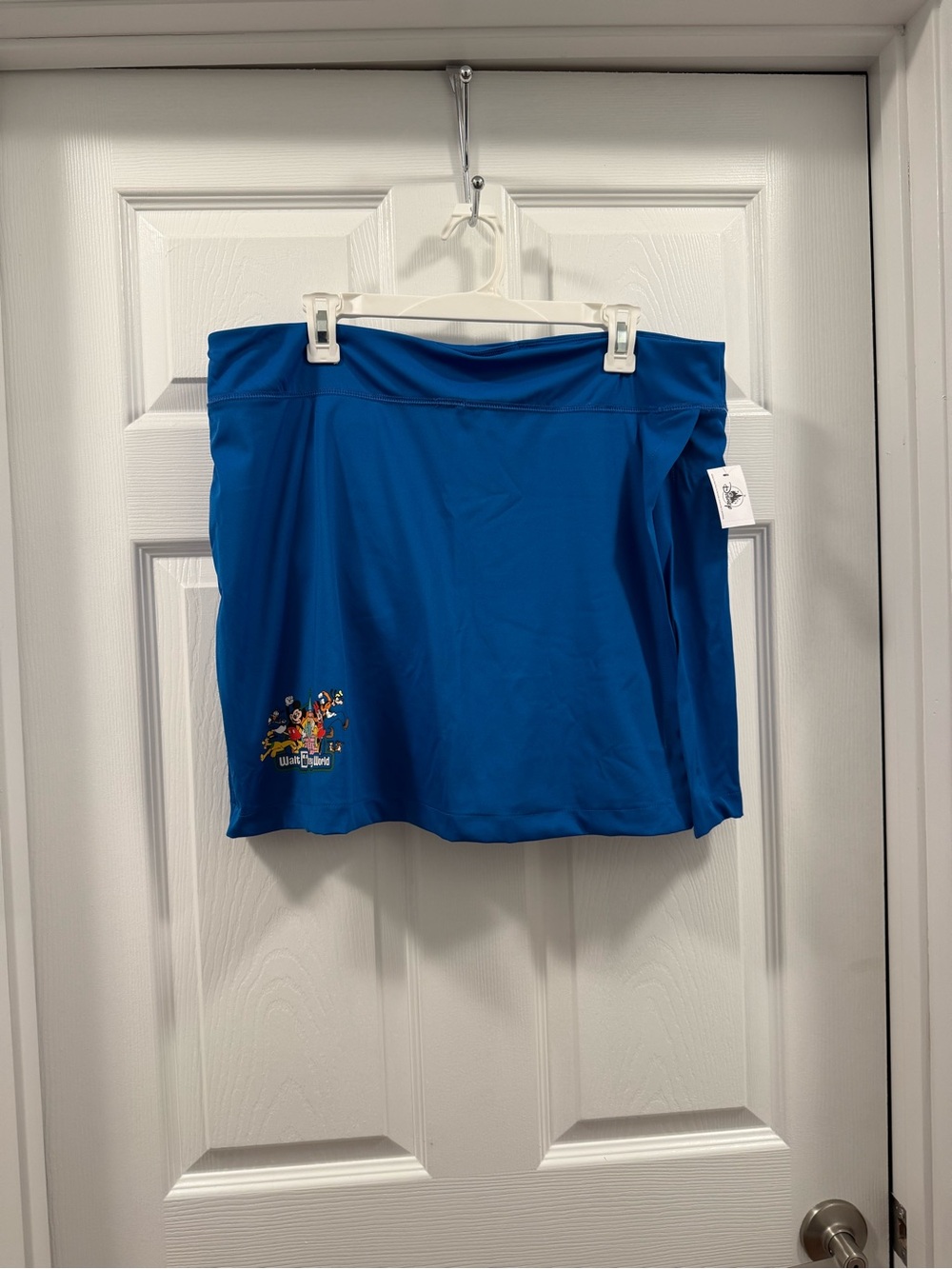 NWT Disney Women’s Royal Blue Athletic Skort with Character Patch size XL